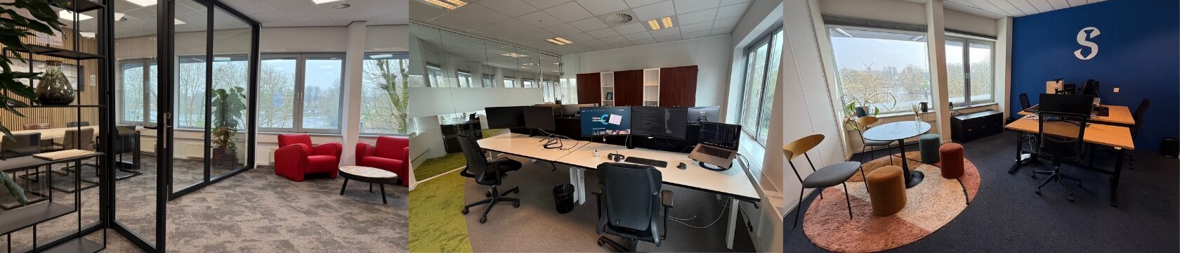 Kantoorplekken van Meet and C